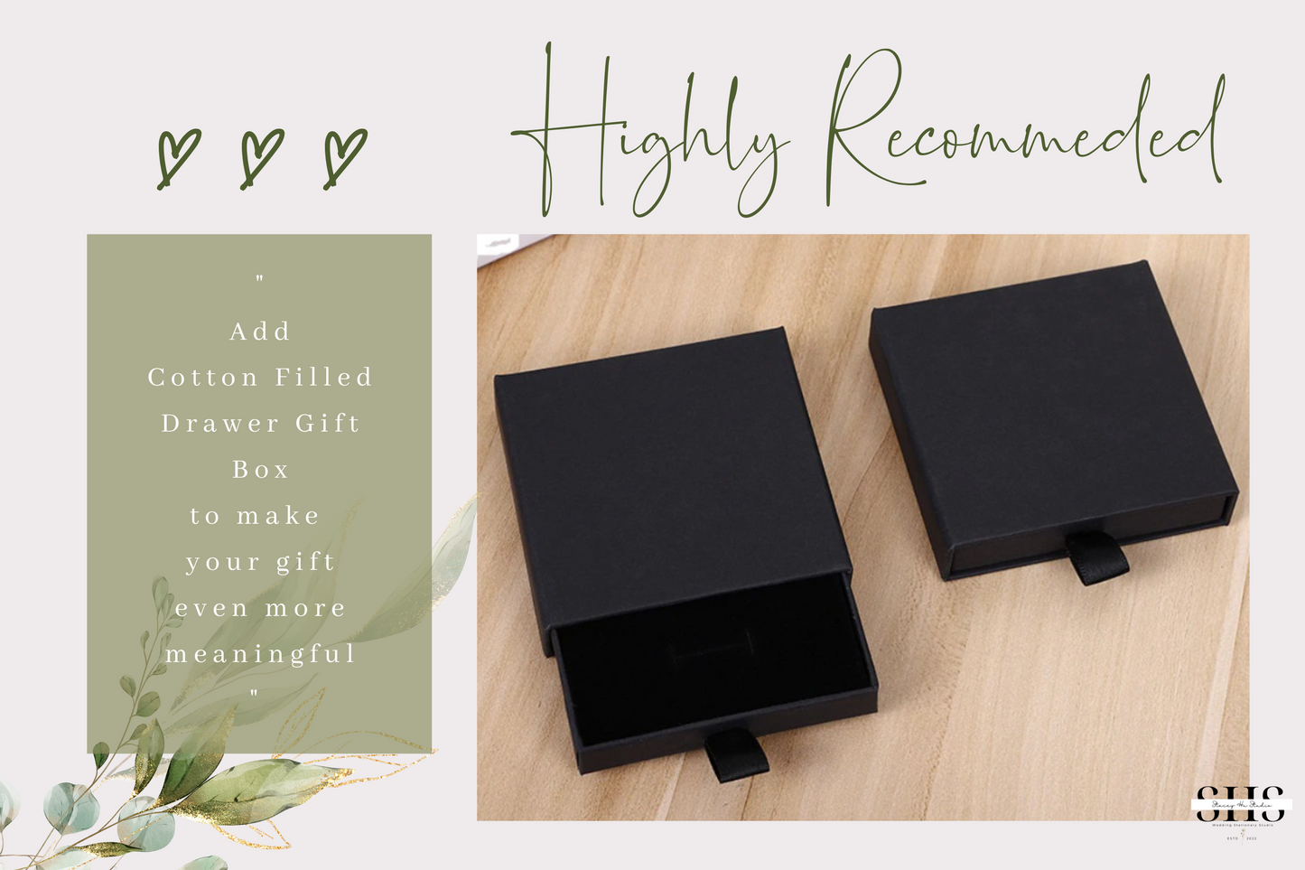 Simple Pearl Necklace | Personalized Bride Proposal Card | 3 Colors | Gift Box Add-on