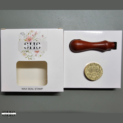 Lunar New Year Dragon Lion Head Wax Seal Stamp | Stamp Only